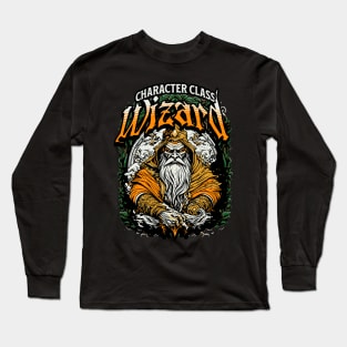 Character Class: Wizard Long Sleeve T-Shirt